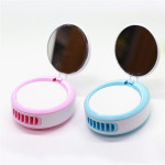 Portable USB Mini Fan Makeup Mirror